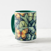 Mug Papillons Ocean Blue Shades (Devant gauche)