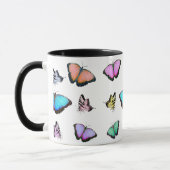 Mug Papillons Pastel personnalisés (Gauche)
