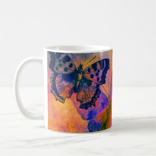 Mug Papillons peints (Gauche)