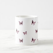 Mug Papillons Pink Satin Volant Animal Feminine (Centre)