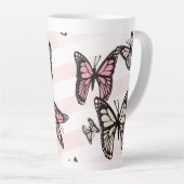 Mug Papillons & rayures (assorti avec le journal) (Angle droit)