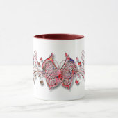 Mug Papillons rouges (Centre)