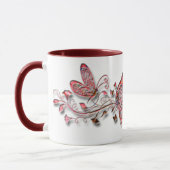 Mug Papillons rouges (Gauche)