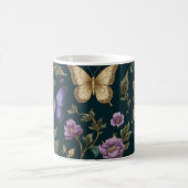 Mug Papillons Saphir d'or & Parties scintillant Plaisi (Centre)