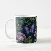 Mug Papillons Saphir d'or & Parties scintillant Plaisi (Gauche)