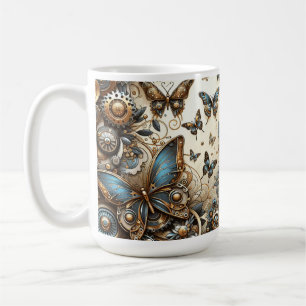 Mug Papillons Steampunk Vintage 