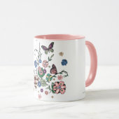 Mug Papillons supergirl (Devant droit)