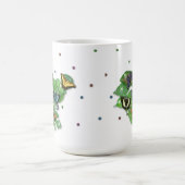 Mug Papillons sur Feuille (Centre)