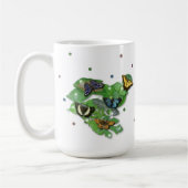 Mug Papillons sur Feuille (Gauche)