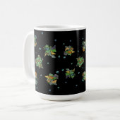 Mug Papillons sur Feuille (Devant gauche)