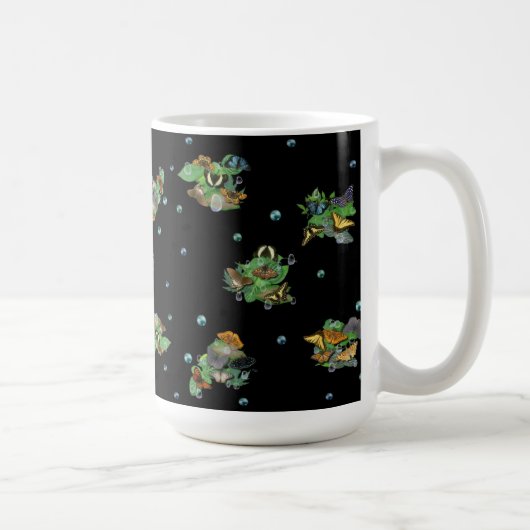 Mug Papillons sur Feuille (Droite)