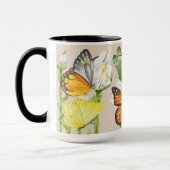 Mug Papillons sur une grosse boue combo (Gauche)