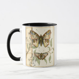 Mug Papillons tandem au-dessus de feuille vert