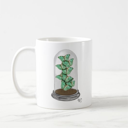Mug Papillons verts dans Bell Jar 2 (Gauche)