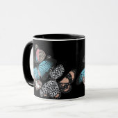 Mug Papillons vintages (Devant gauche)
