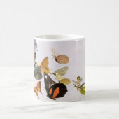 Mug Papillons vintages & Fée Vieux art d'illustration (Centre)