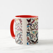 Mug Papillons vintages par Adolphe Millot (Devant gauche)