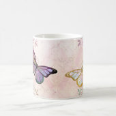 Mug Papillons violets Glam Pink Gold (Centre)