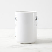 Mug Papillons volants bleus Morpho (Centre)