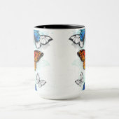Mug Papillons volants Morpho et Monarch (Centre)