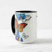 Mug Papillons volants Morpho et Monarch (Devant gauche)