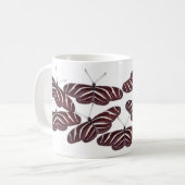 Mug Papillons Zebra Stripe (Devant gauche)