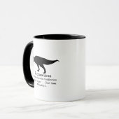 Mug Pappasaurus papa personnalisable (Devant gauche)