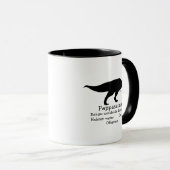 Mug Pappasaurus papa personnalisable (Devant droit)