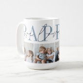 Mug Pappou We Love You 4 Photo Collage (Devant gauche)