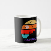 Mug Pappoús Retro Sunset Ocean Grand-père (Devant droit)