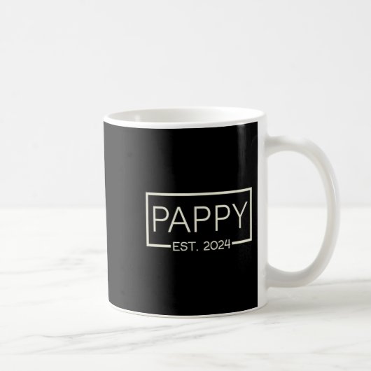 Mug Pappy Est 2024 New Dad Father's Day Men Cket  (Droite)