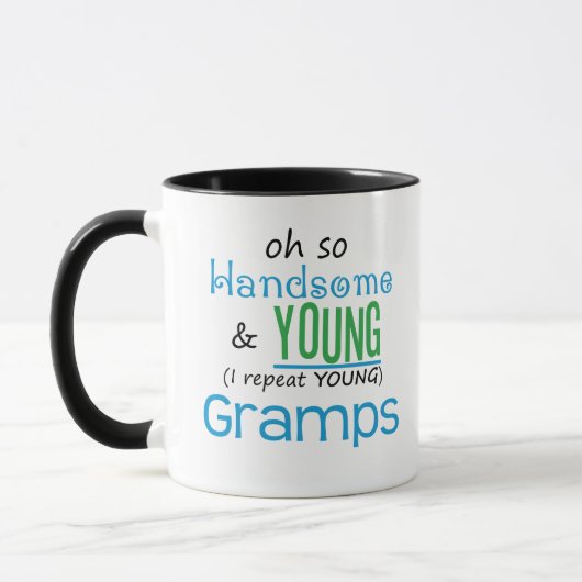 Mug Papy beau et jeune (Gauche)