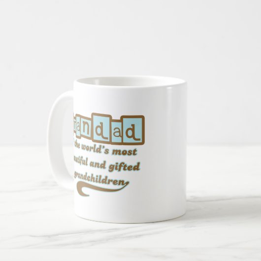 Mug Papy des petits-enfants doués (Devant gauche)