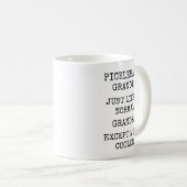 Mug Papy Pickleball Beaucoup Plus Cool (Devant droit)