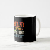 Mug Papy sait tout fête des pères rétro (Devant droit)