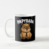 Mug Papybara Funny Capybara Papa (Gauche)