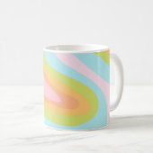 Mug Pâque arc-en-ciel pastel (Devant droit)