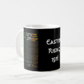 Mug Pâques 1916 en hausse Proclaimation républicain (Devant gauche)