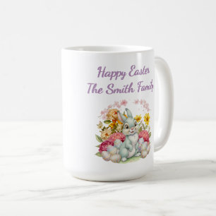 Mug Pâques à l'aquarelle mignonne