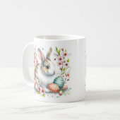 Mug Pâques - Aquarelle Rabbit - (Devant gauche)