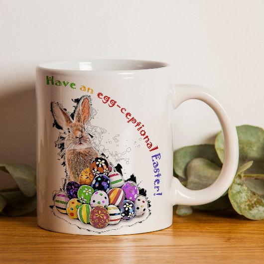 Mug Pâques aux oeufs ! Oeufs de lapin de Pâques