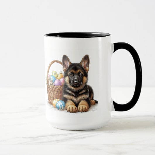 Mug Pâques Berger Pup (Droite)