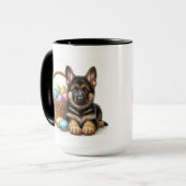 Mug Pâques Berger Pup (Devant gauche)