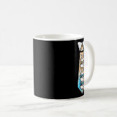 Mug Pâques Bunny Cravate Graphisme Amusant Pour Garçon (Devant droit)