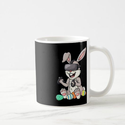 Mug Pâques Bunny Gamer Amusants OEufs Jeu Jeu Joueur E (Droite)