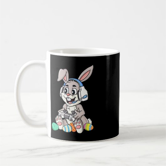 Mug Pâques Bunny Gamer Amusants OEufs Jeu Jeu Joueur E (Gauche)