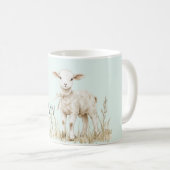 Mug Pâques d'agneau à la menthe douce (Devant droit)