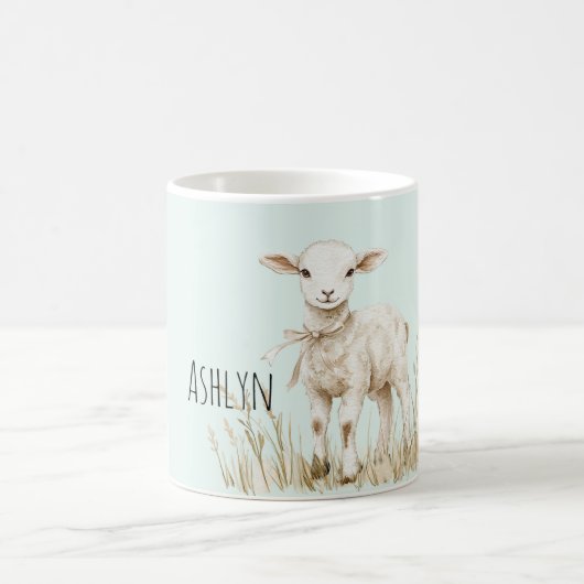 Mug Pâques d'agneau à la menthe douce (Centre)