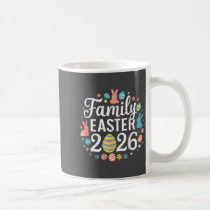 Mug Pâques de famille assortis 2026 Groupe Lapin Œuf