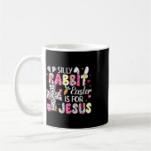 Mug Pâques De Lapin Silly Est Pour Les Eas Religieuses (Gauche)